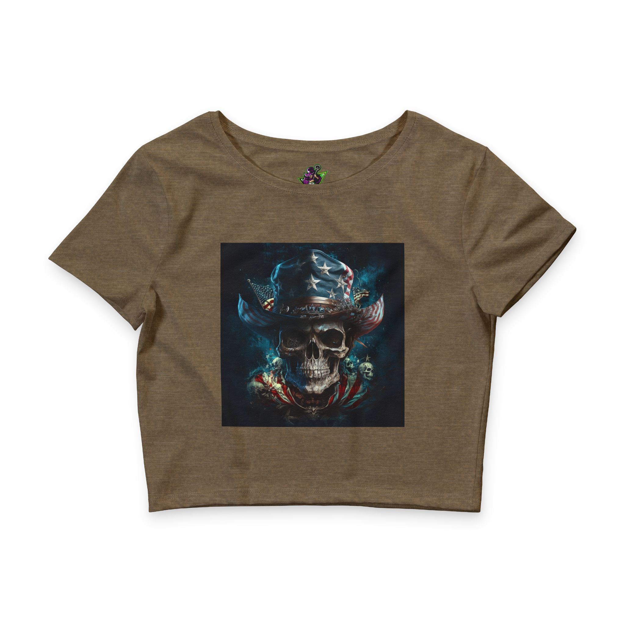 Skull Cowboy / Crop Tee