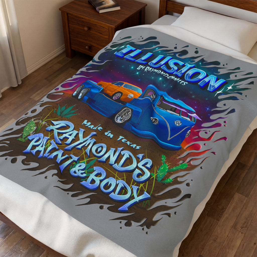 Raymond's Paint & Body 2 / Velveteen Plush Blanket