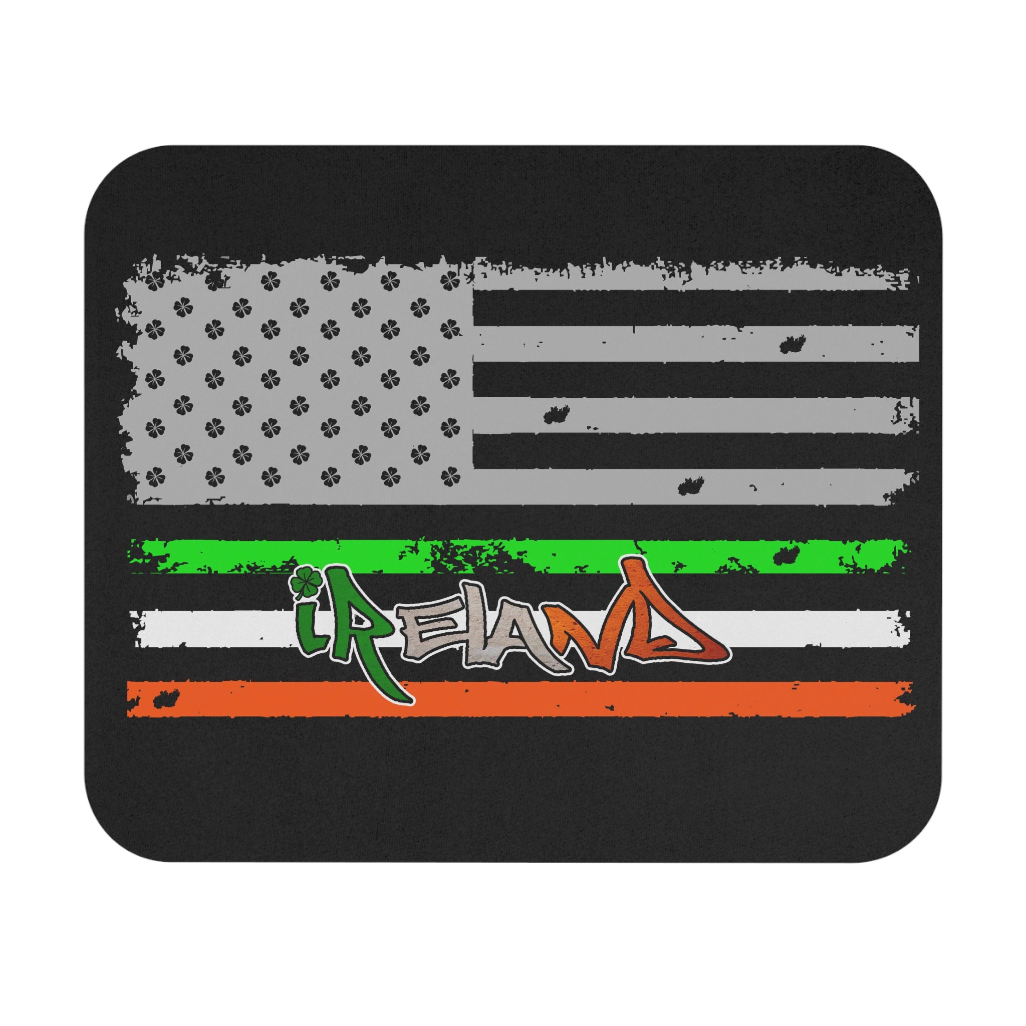 American / Ireland Flag  / Gaming Mouse Pad