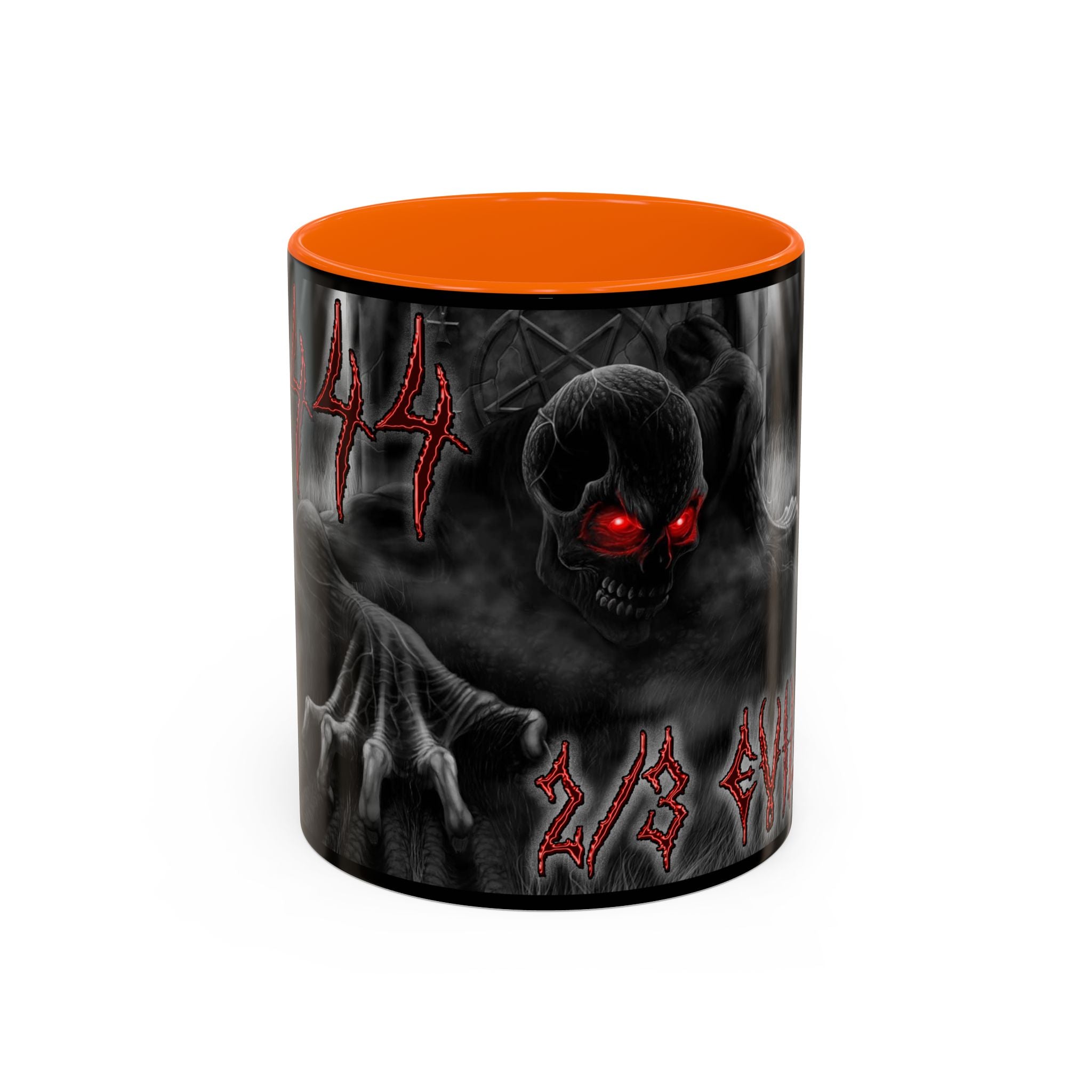 2/3 Evil Demon / Accent Coffee Mug 11/15oz