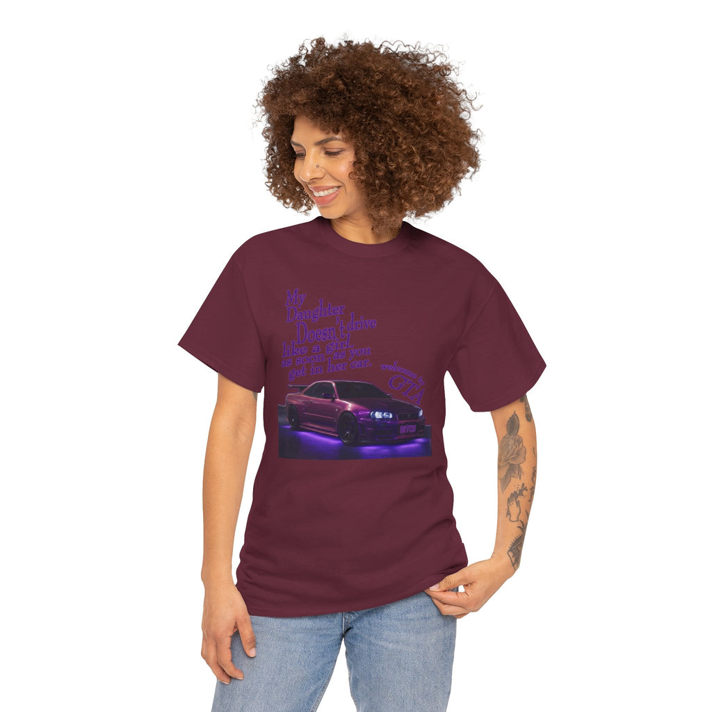 Daughter Doesn't Drive Like A Girl Purple