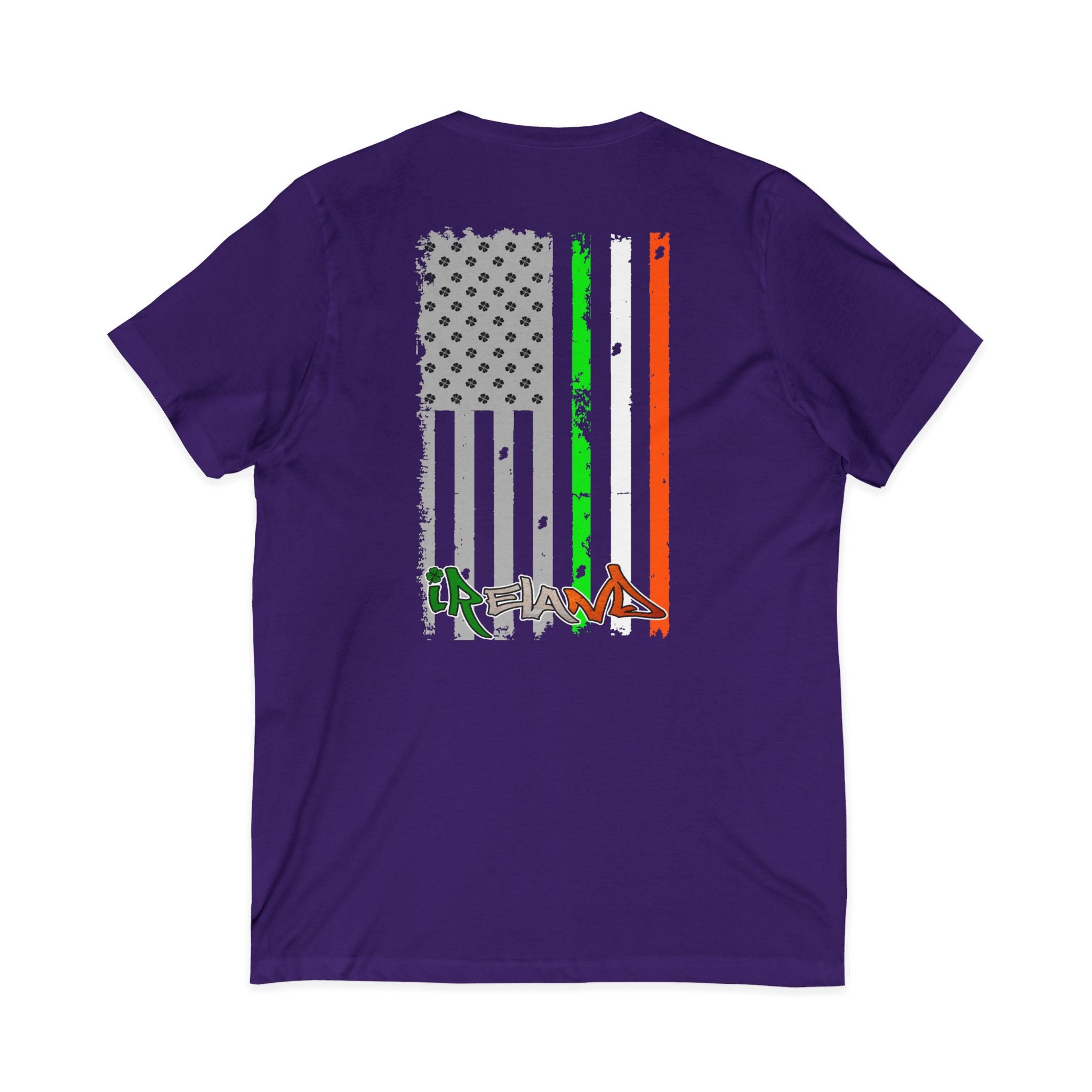 American / Ireland Flag  F&B / V-Neck Tee