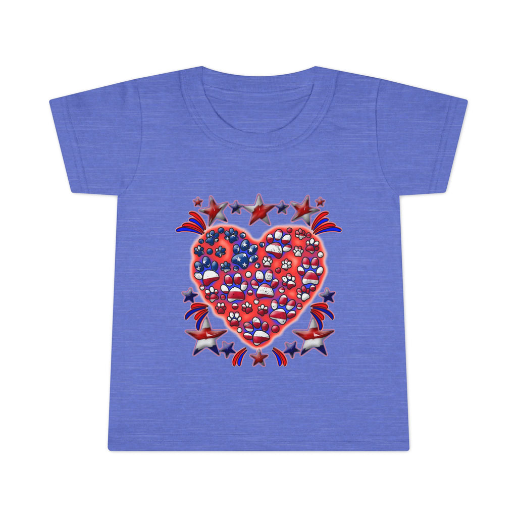 Patriotic Dog Heart / Toddler