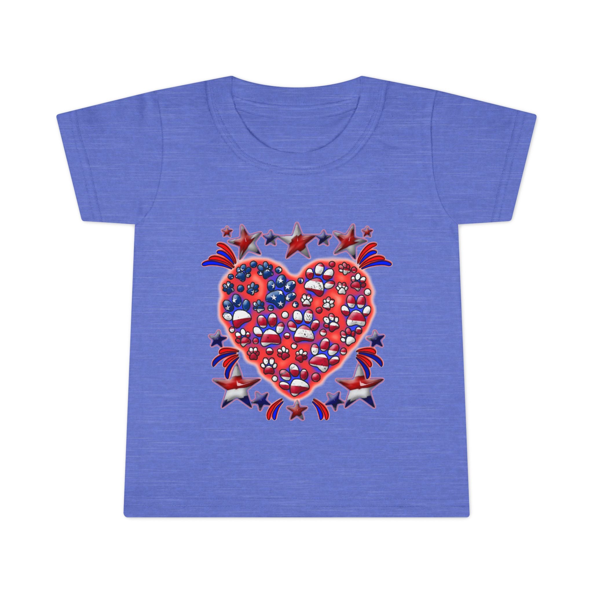 Patriotic Dog Heart / Toddler