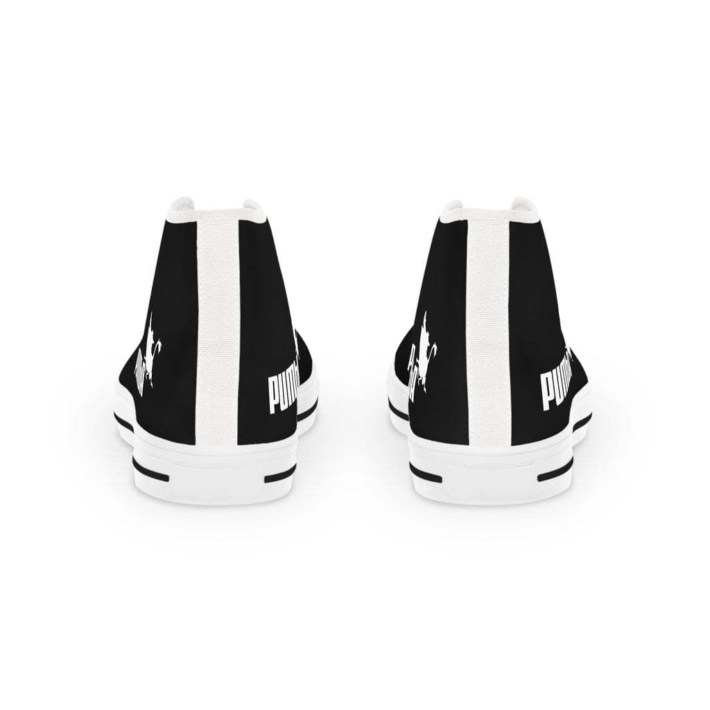 Pumba / Black White High Top Sneakers