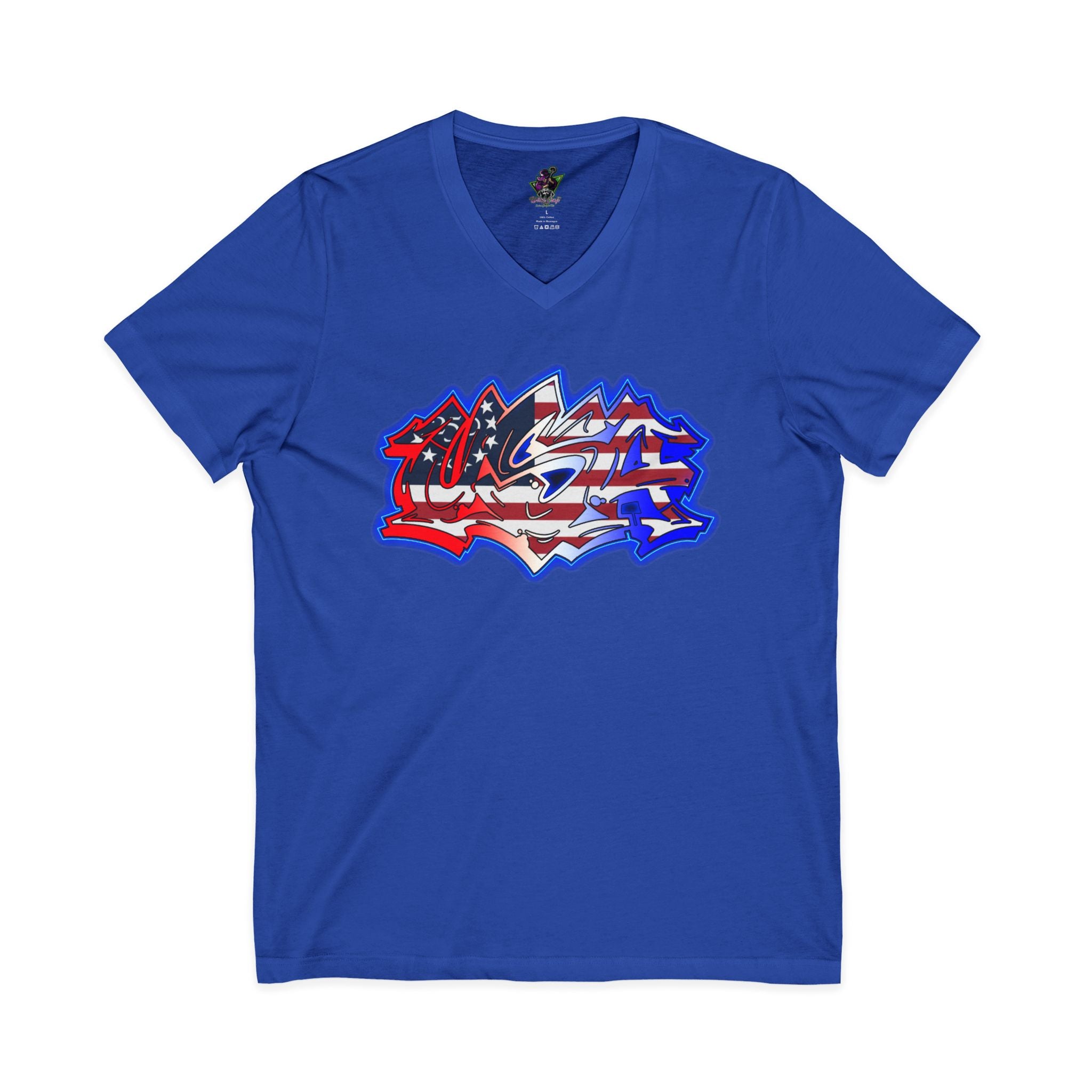 USA Graffiti / V-Neck Tee