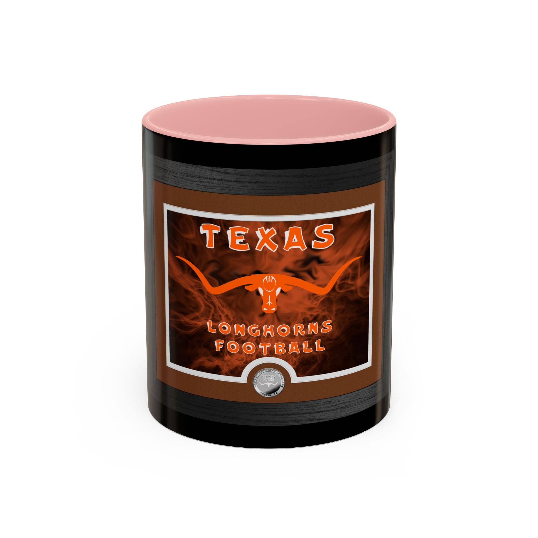Texas Longhorns Framed / Accent Coffee Mug 11/15oz