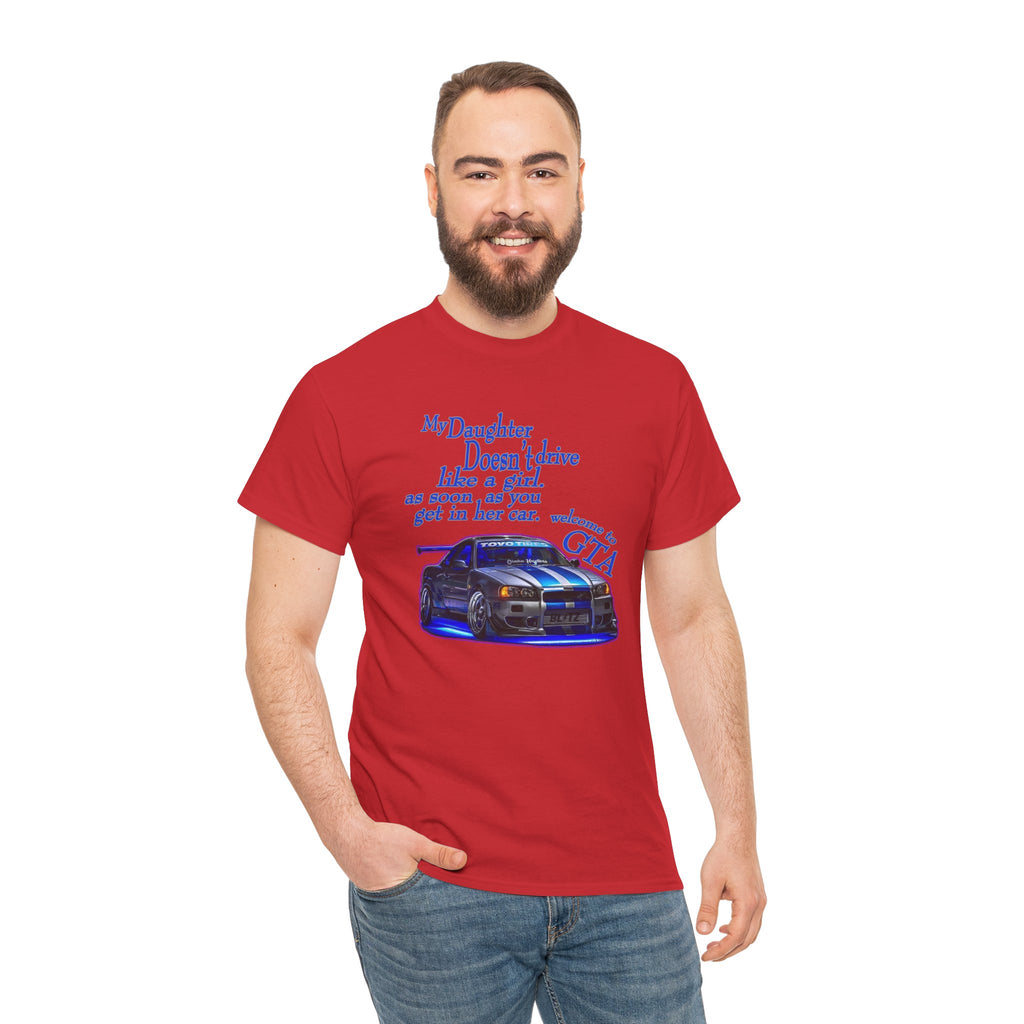 Daughter Doesn't Drive Like A Girl Blue