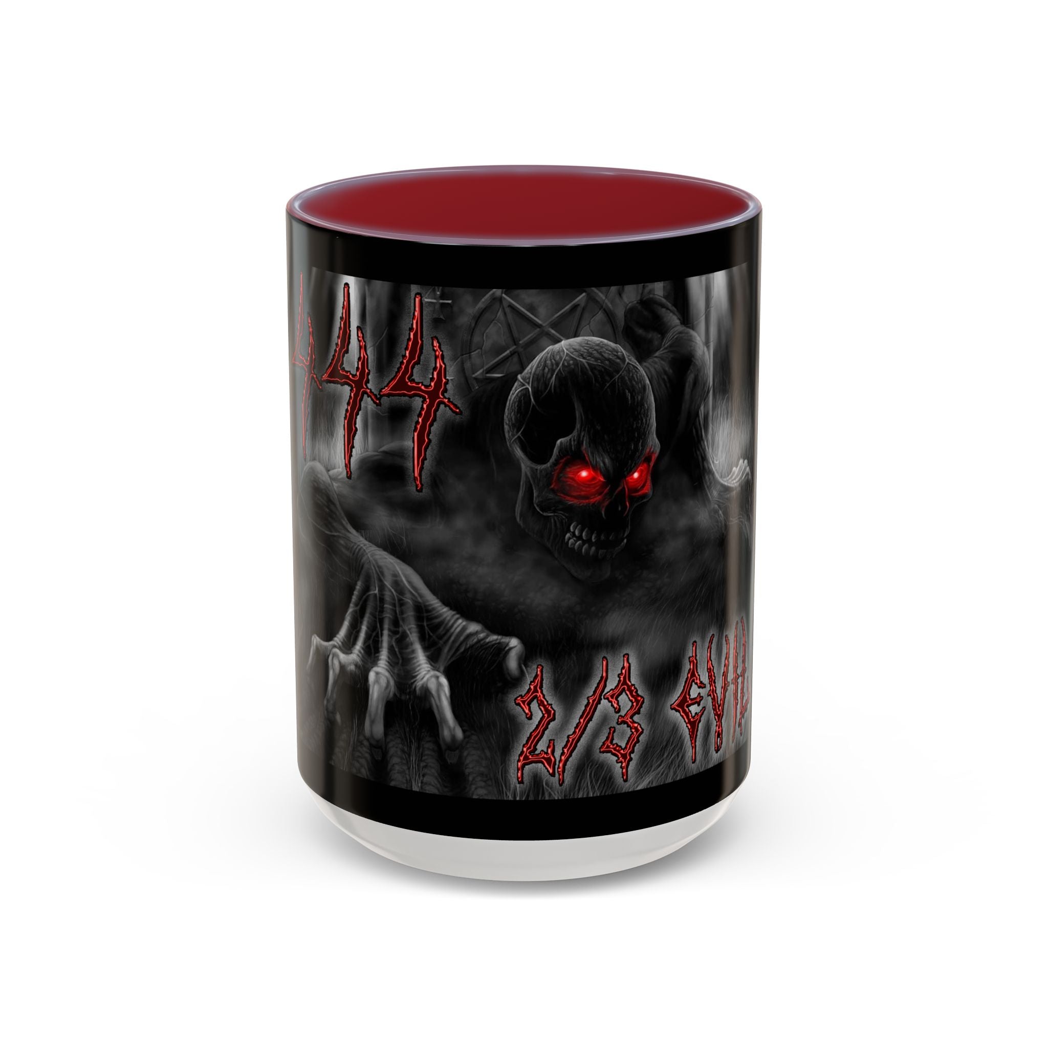2/3 Evil Demon / Accent Coffee Mug 11/15oz