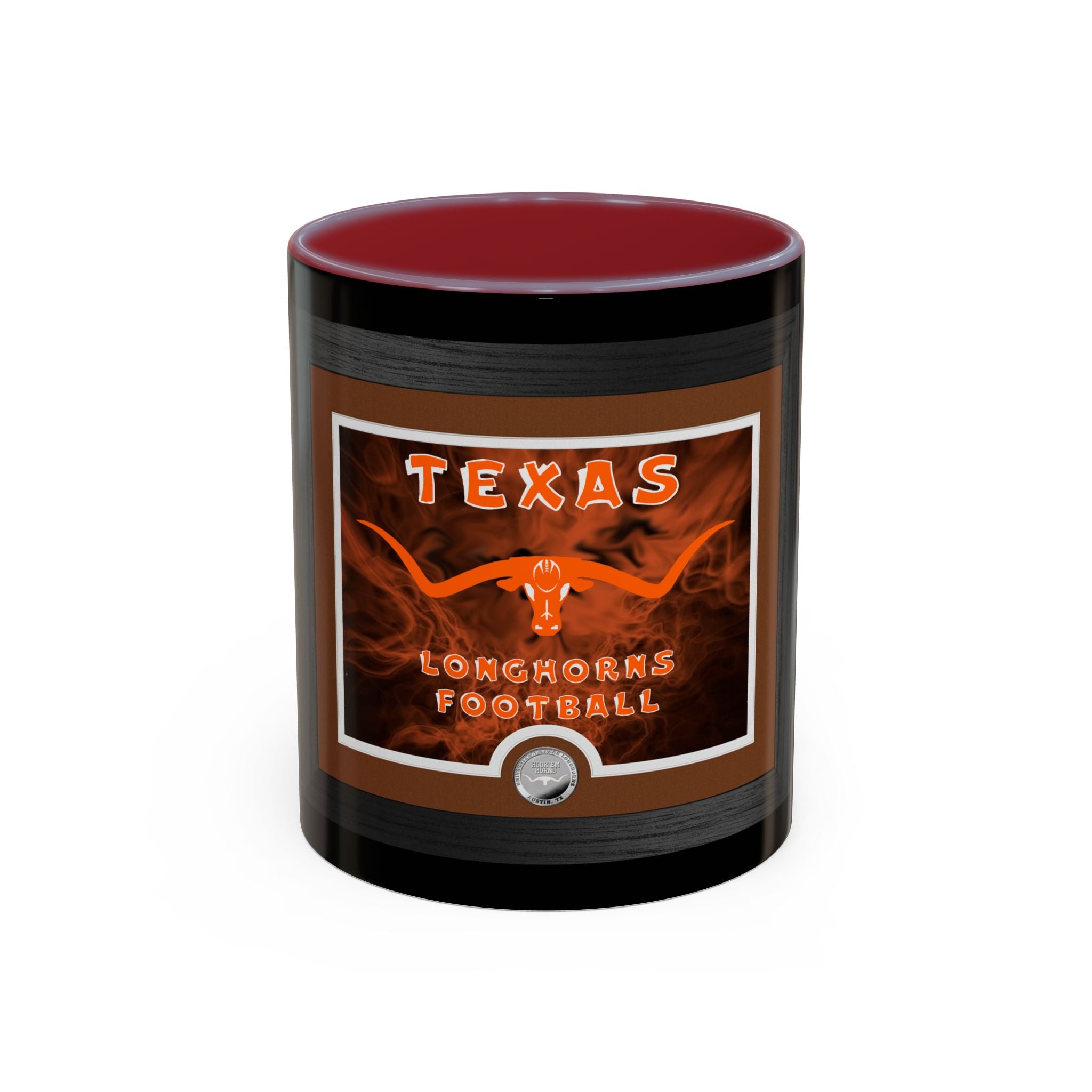 Texas Longhorns Framed / Accent Coffee Mug 11/15oz