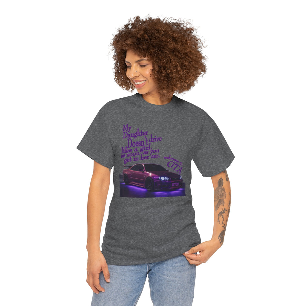 Daughter Doesn't Drive Like A Girl Purple