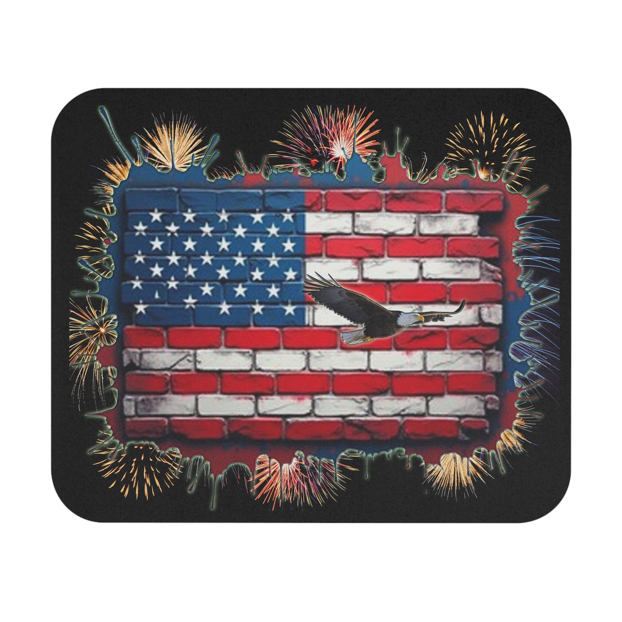 American Brick Flag / Gaming Mouse Pad