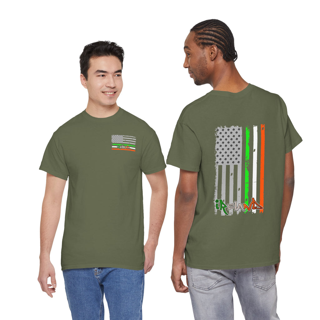 American/Ireland Flag