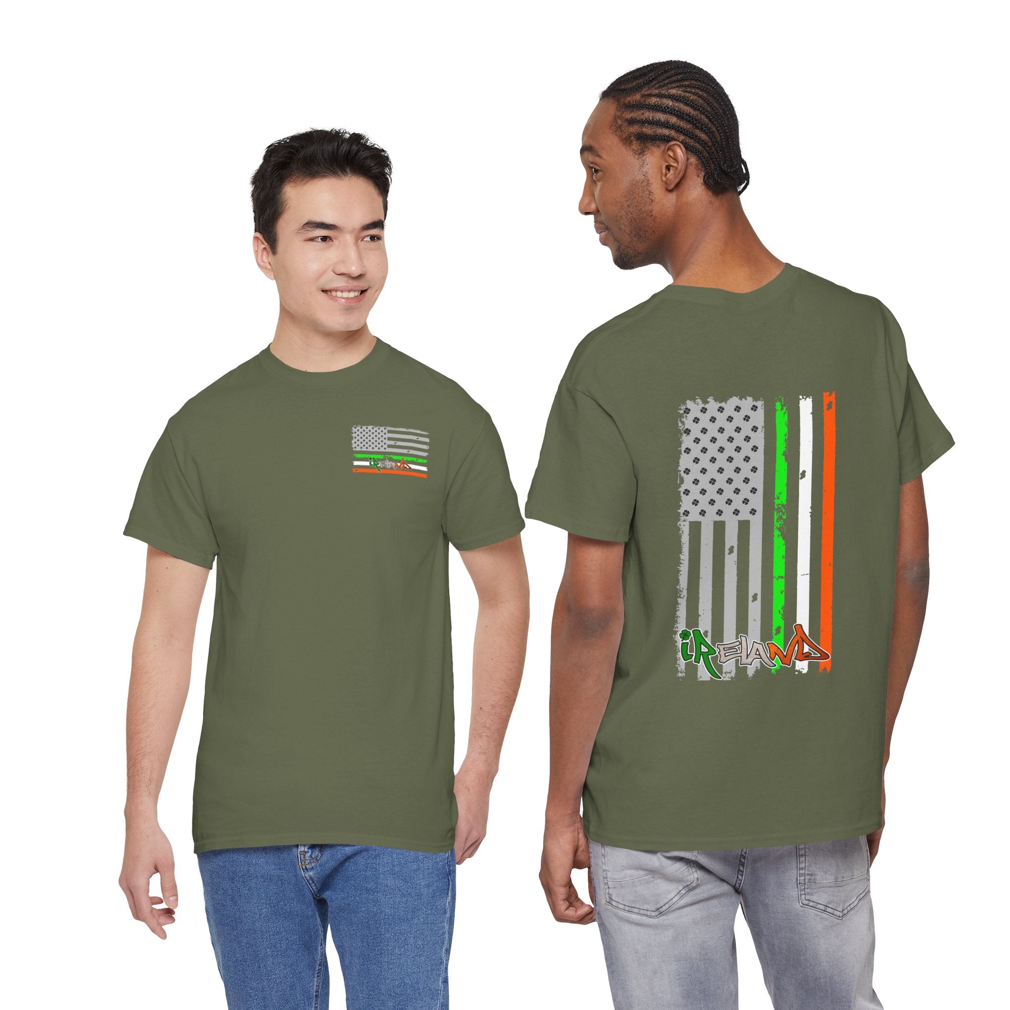 American/Ireland Flag