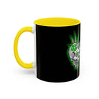 2/3 Evil Punk Skull / Accent Coffee Mug 11/15oz