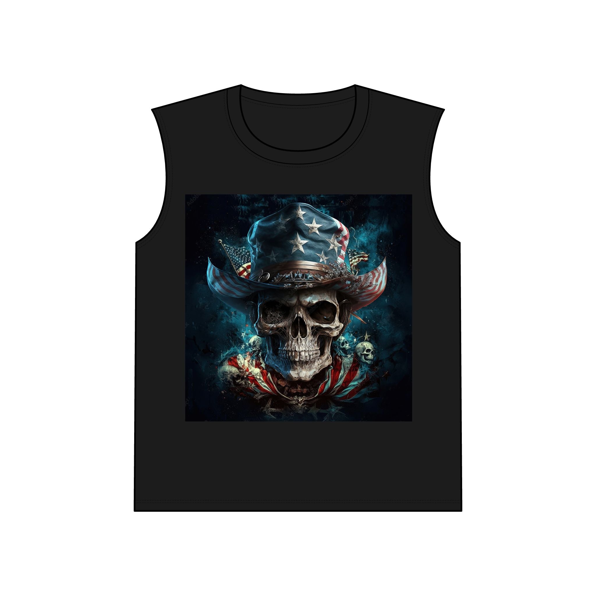 Patriotic Skull & Wicked Cowboy / Muscle Shirt