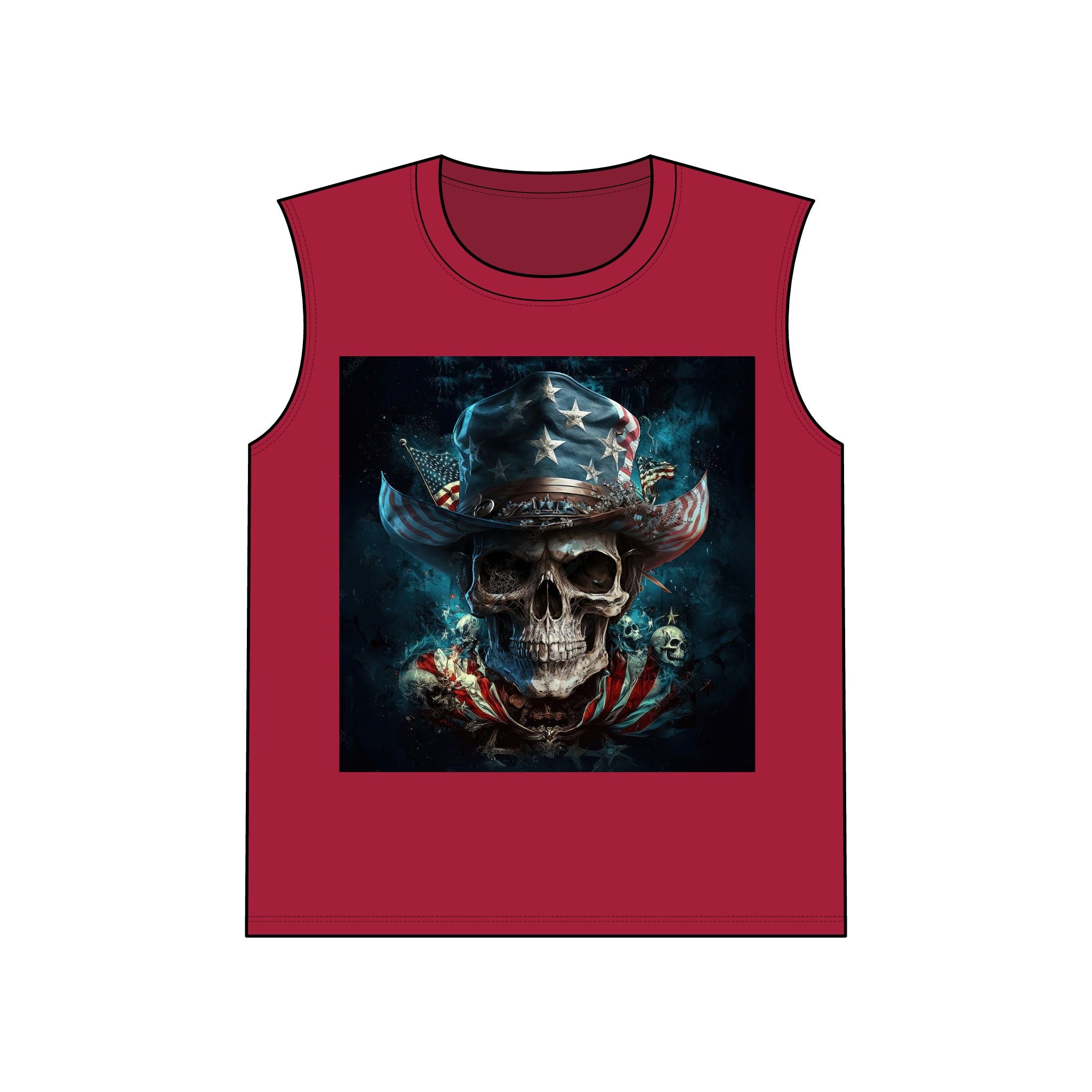 Patriotic Skull & Wicked Cowboy / Muscle Shirt
