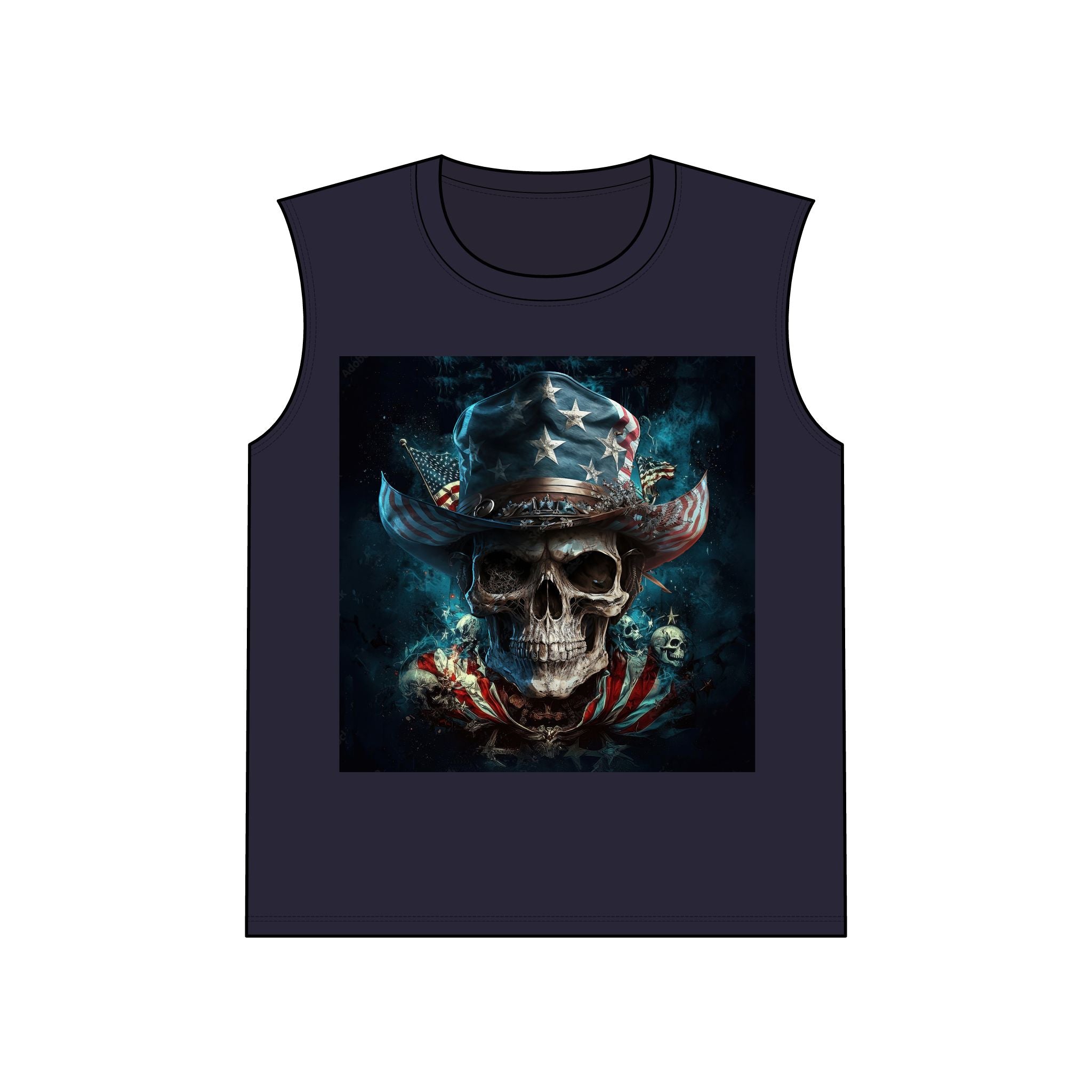 Patriotic Skull & Wicked Cowboy / Muscle Shirt