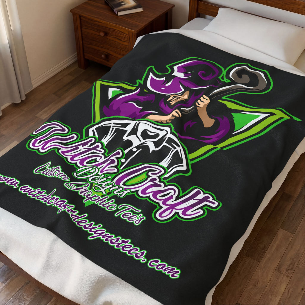 Witch Craft Designs Tees / Velveteen Plush Blanket