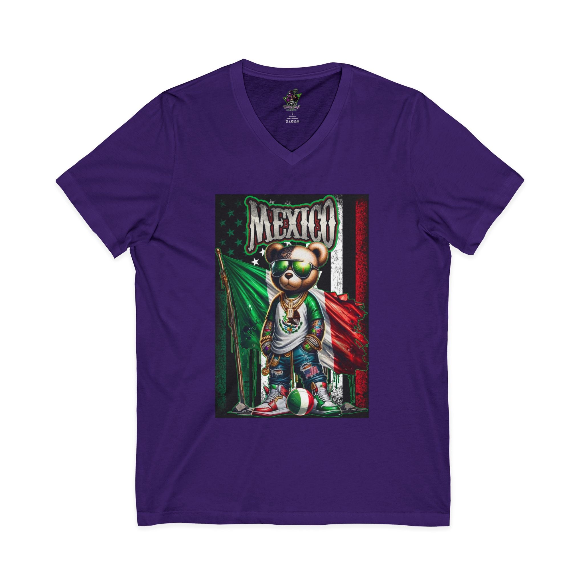 Mexico Teddy Bear / V-Neck Tee