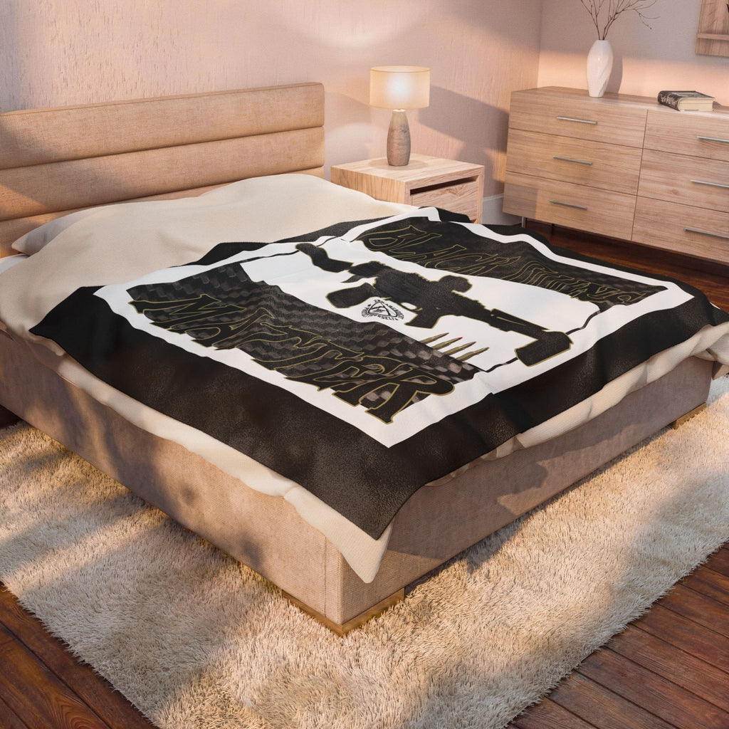 Black Guns Matter / Velveteen Plush Blanket