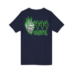 2/3 Evil Punk Skull / V-Neck Shirt