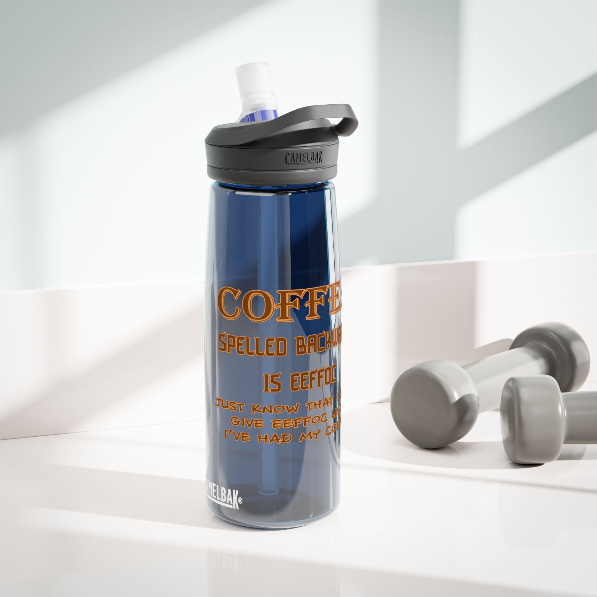 Coffee Spelled Backwards Is EEFFOC / CamelBak Water Bottle 20/25oz