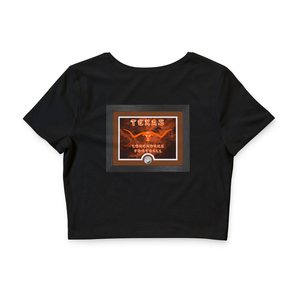 Texas Longhorn Framed F&B / Crop Top