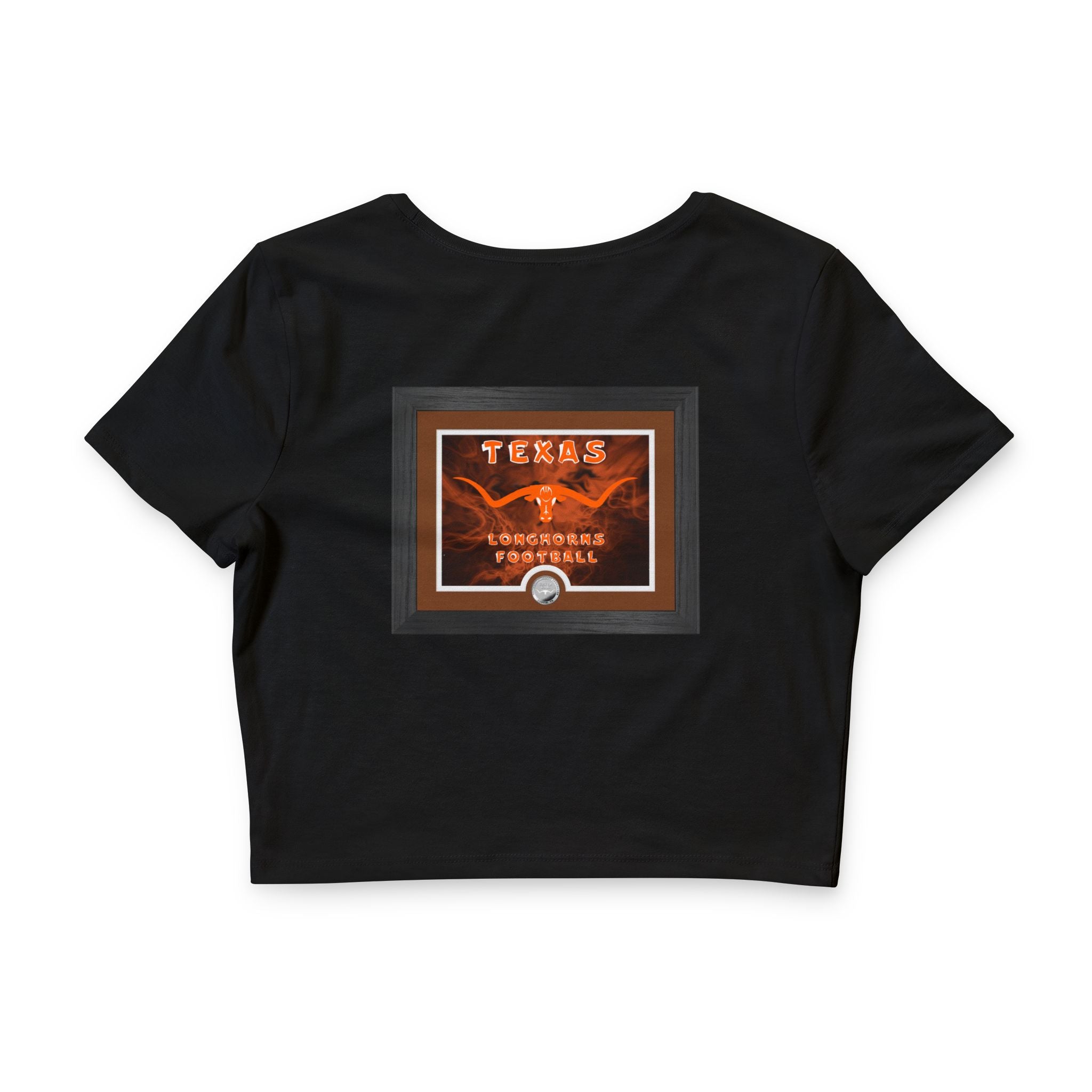 Texas Longhorn Framed F&B / Crop Top