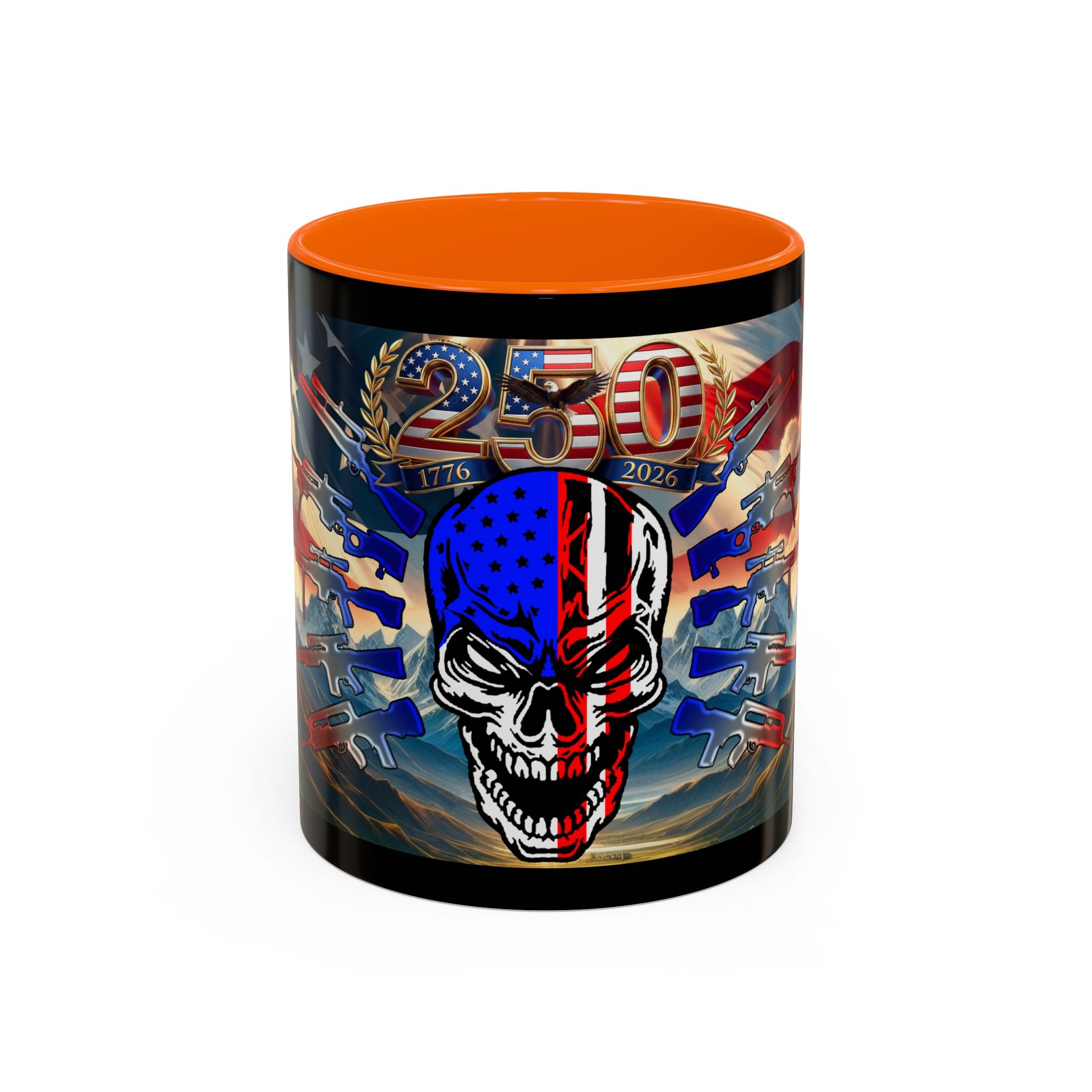 Skull & Guns 250th / Accent Coffee Mug 11/15 oz