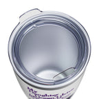 Daughter Doesn't Drive Like A Girl Purple / Insulated Tumbler 20oz