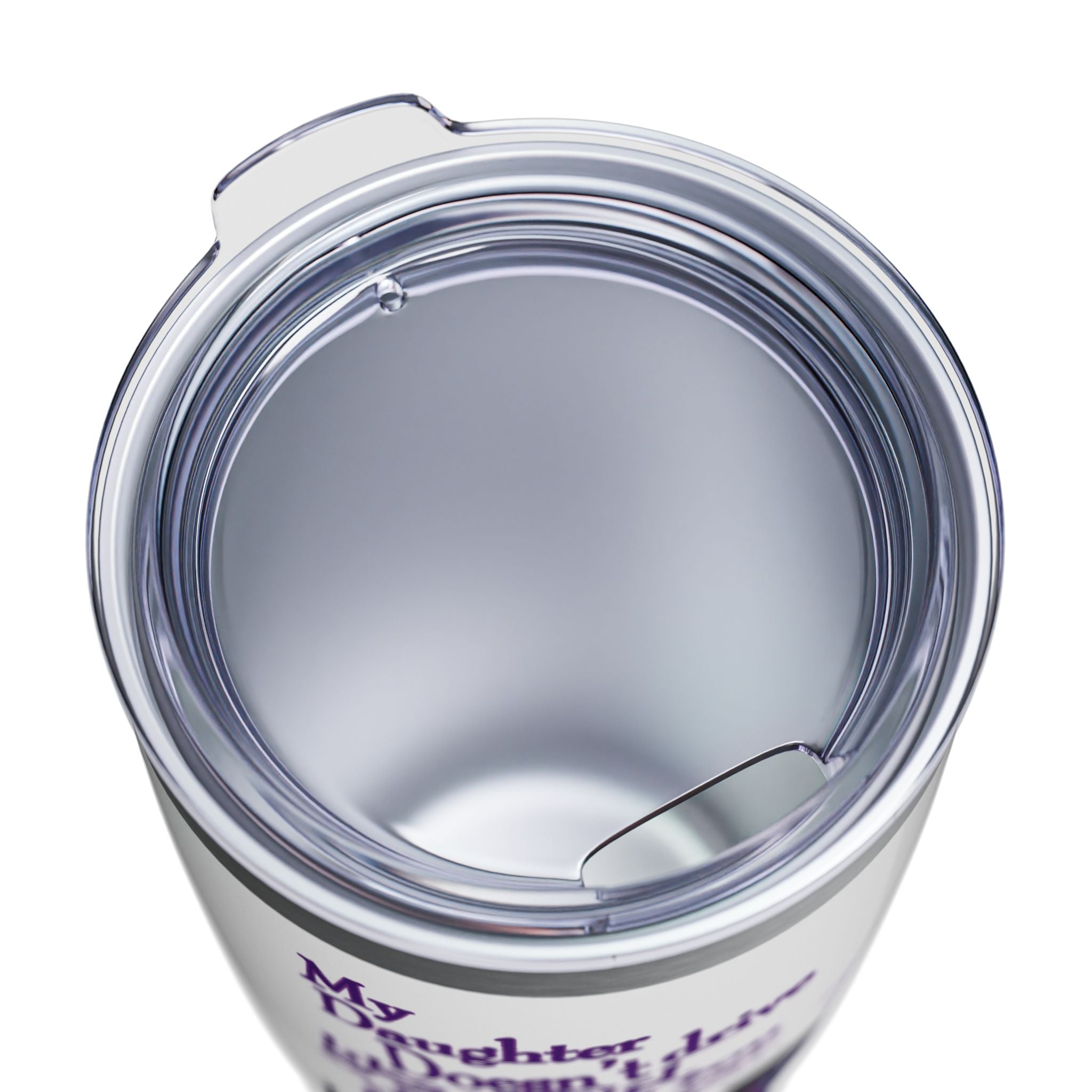 Daughter Doesn't Drive Like A Girl Purple / Insulated Tumbler 20oz