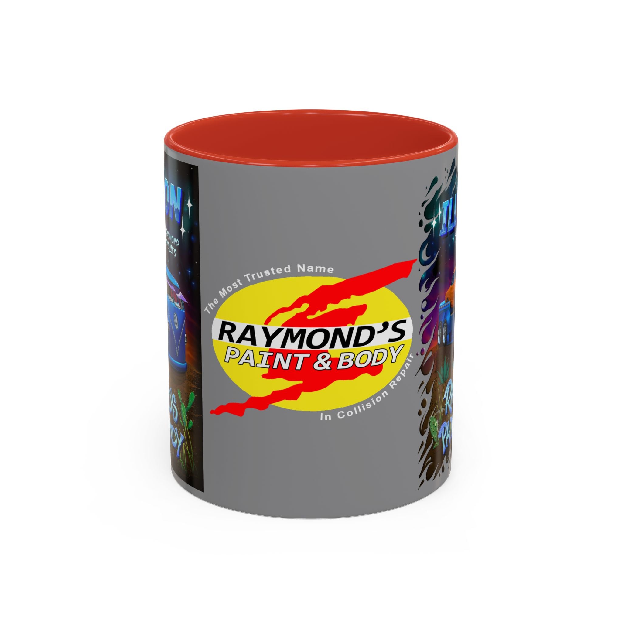 Raymond's Paint & Body Logo / Accent Coffee Mug 11/15oz
