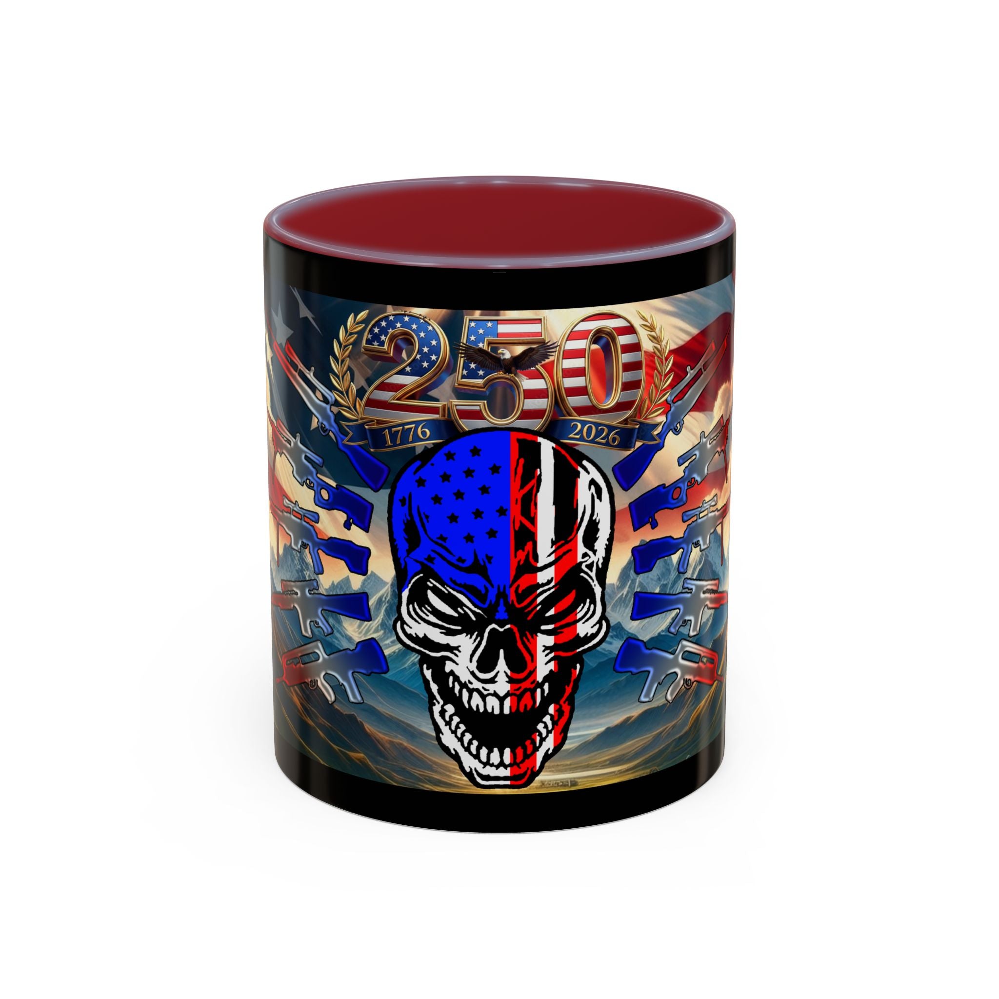 Skull & Guns 250th / Accent Coffee Mug 11/15 oz