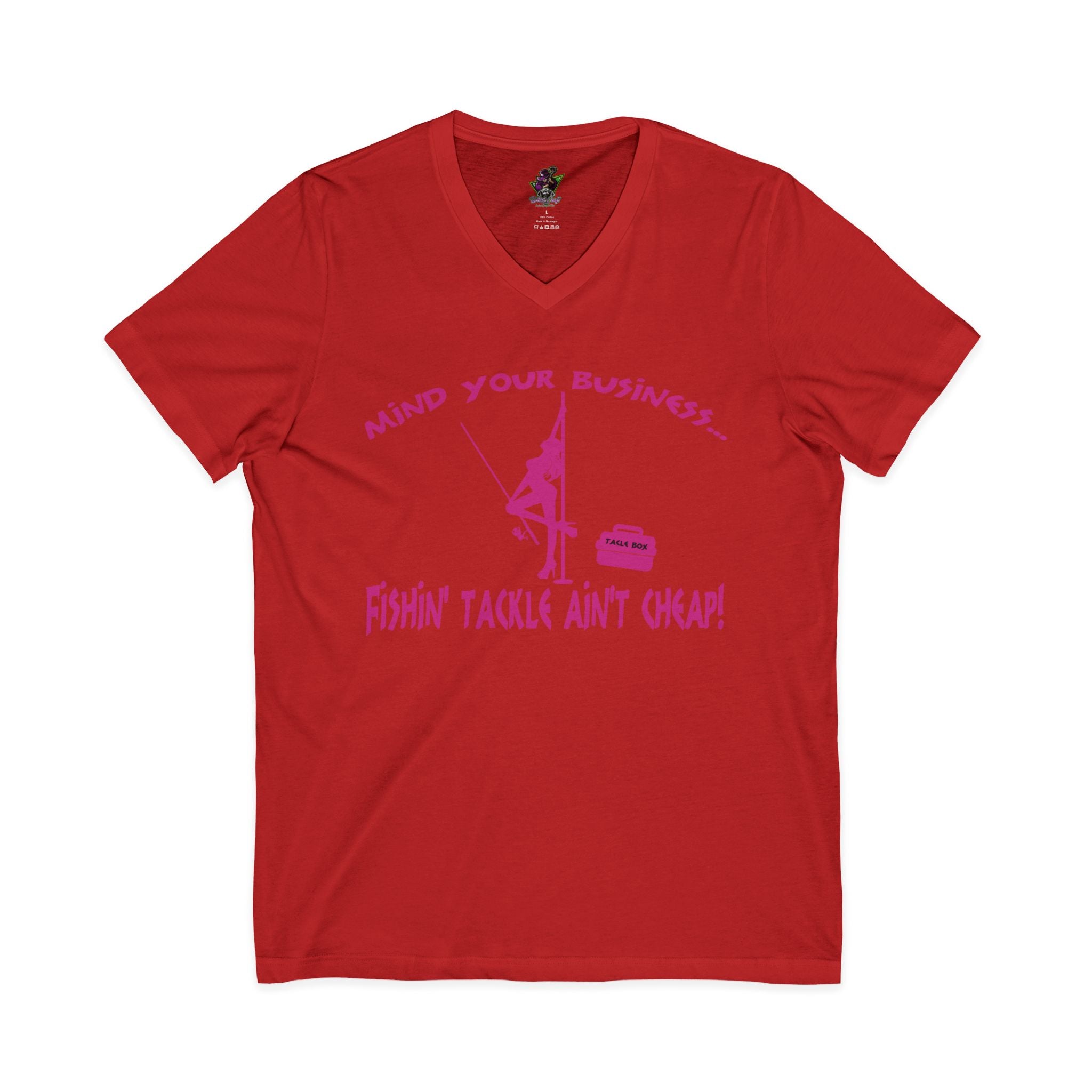 Mind Your Business Girl Stripper / V-Neck Tee