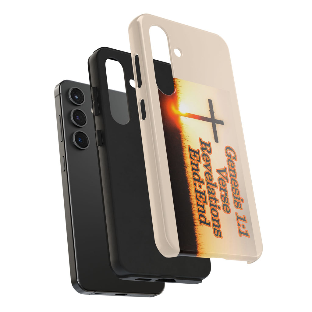 Genesis 1:1 Verse Revelations End:End / Tough Phone Case