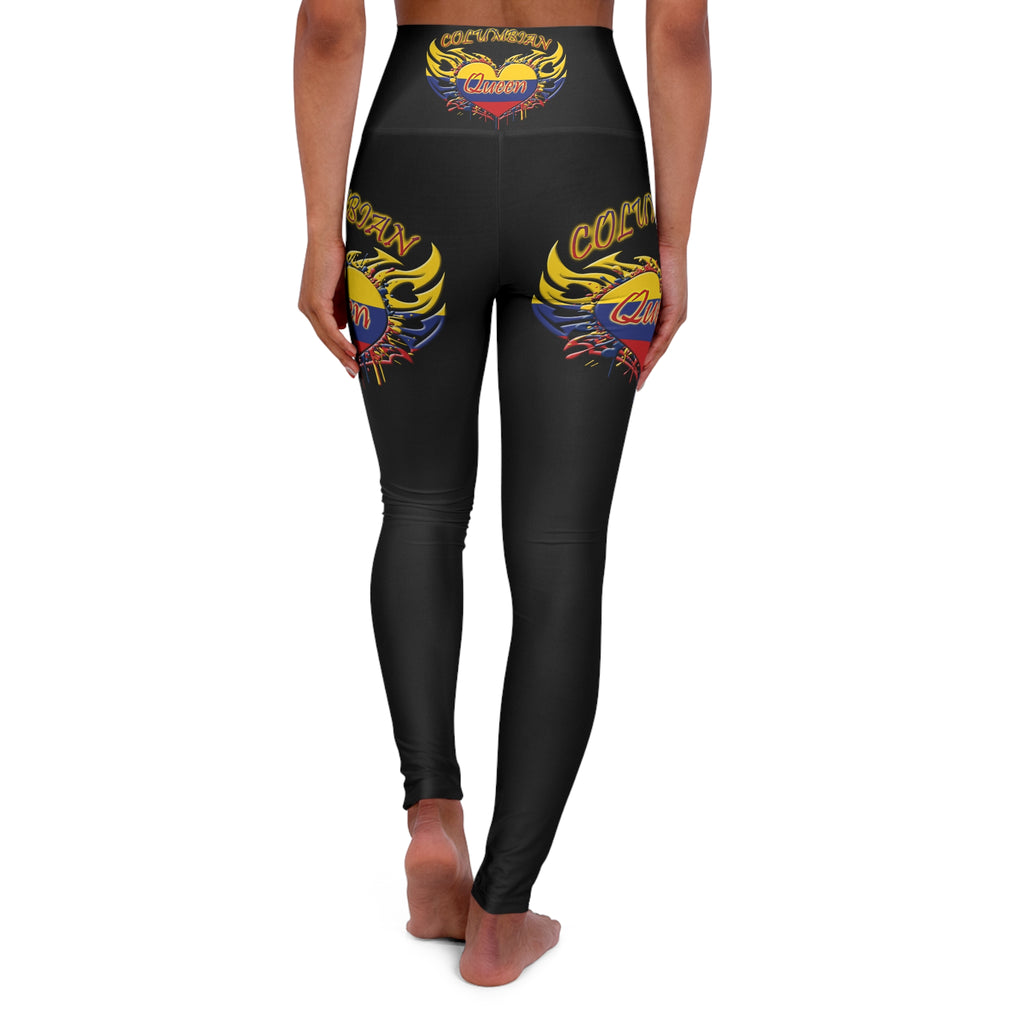 Columbian Queen / High-Waisted Yoga Leggings