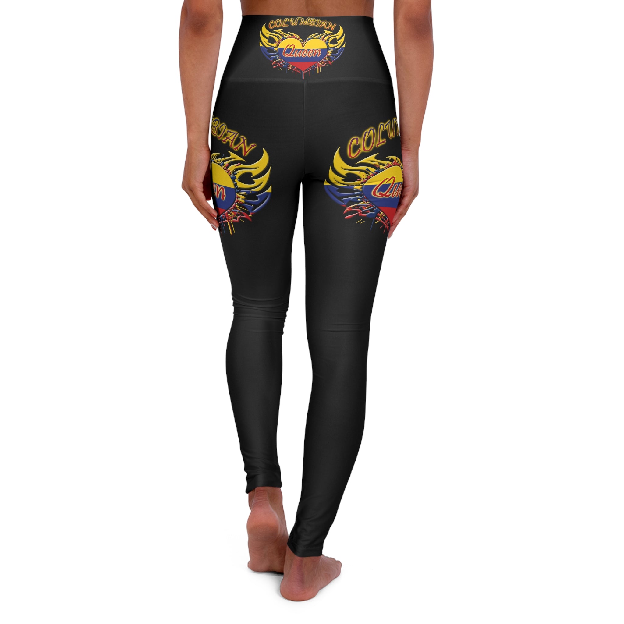 Columbian Queen / High-Waisted Yoga Leggings