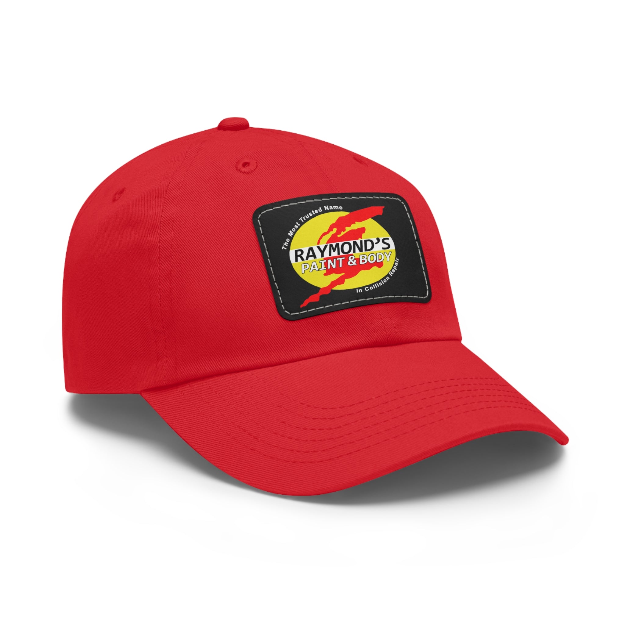 Raymond's Paint & Body Logo / Leather Patch Hat