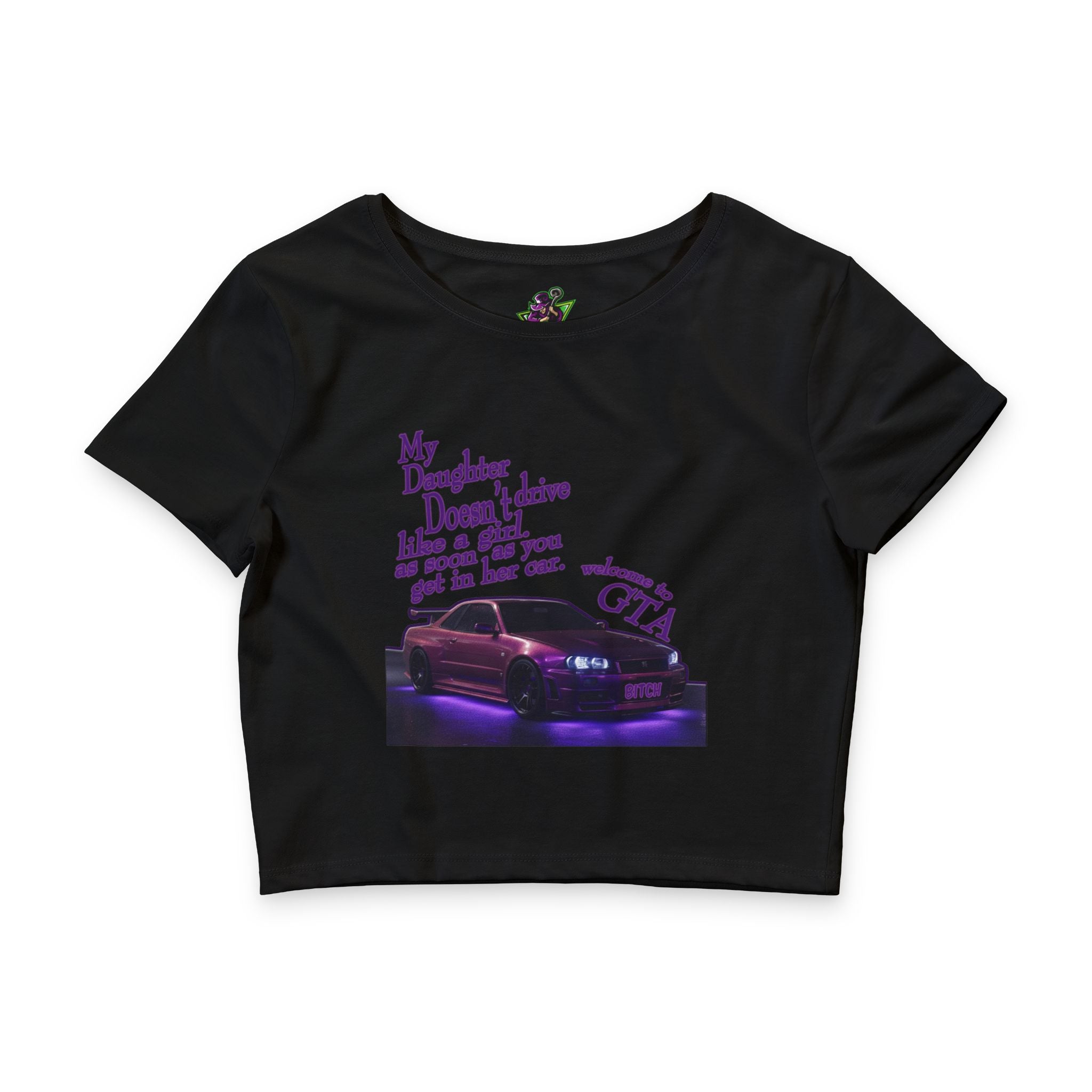 My Daughter Doesn't Drive Purple / Crop Top