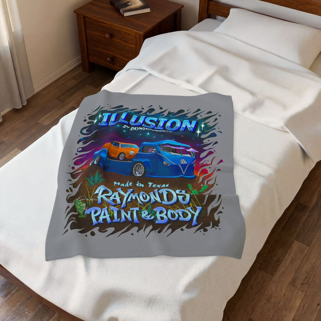 Raymond's Paint & Body 2 / Velveteen Plush Blanket