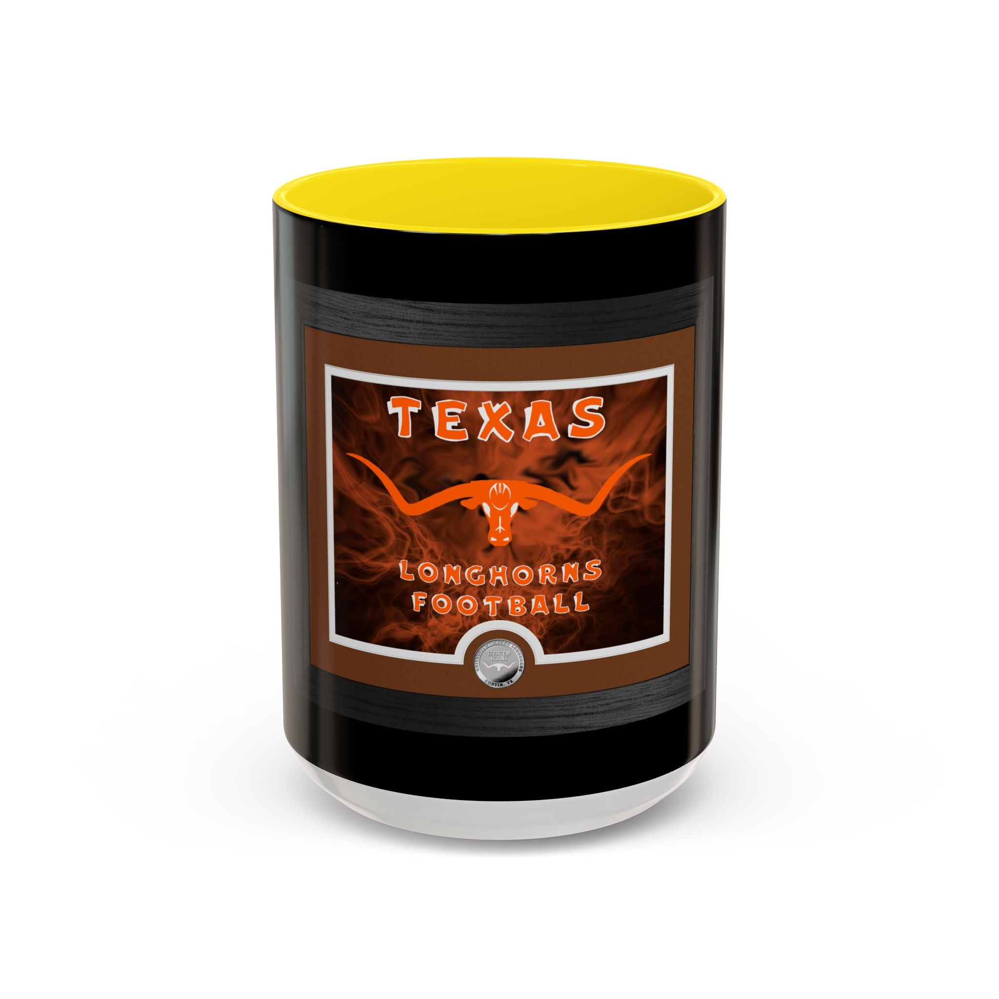 Texas Longhorns Framed / Accent Coffee Mug 11/15oz