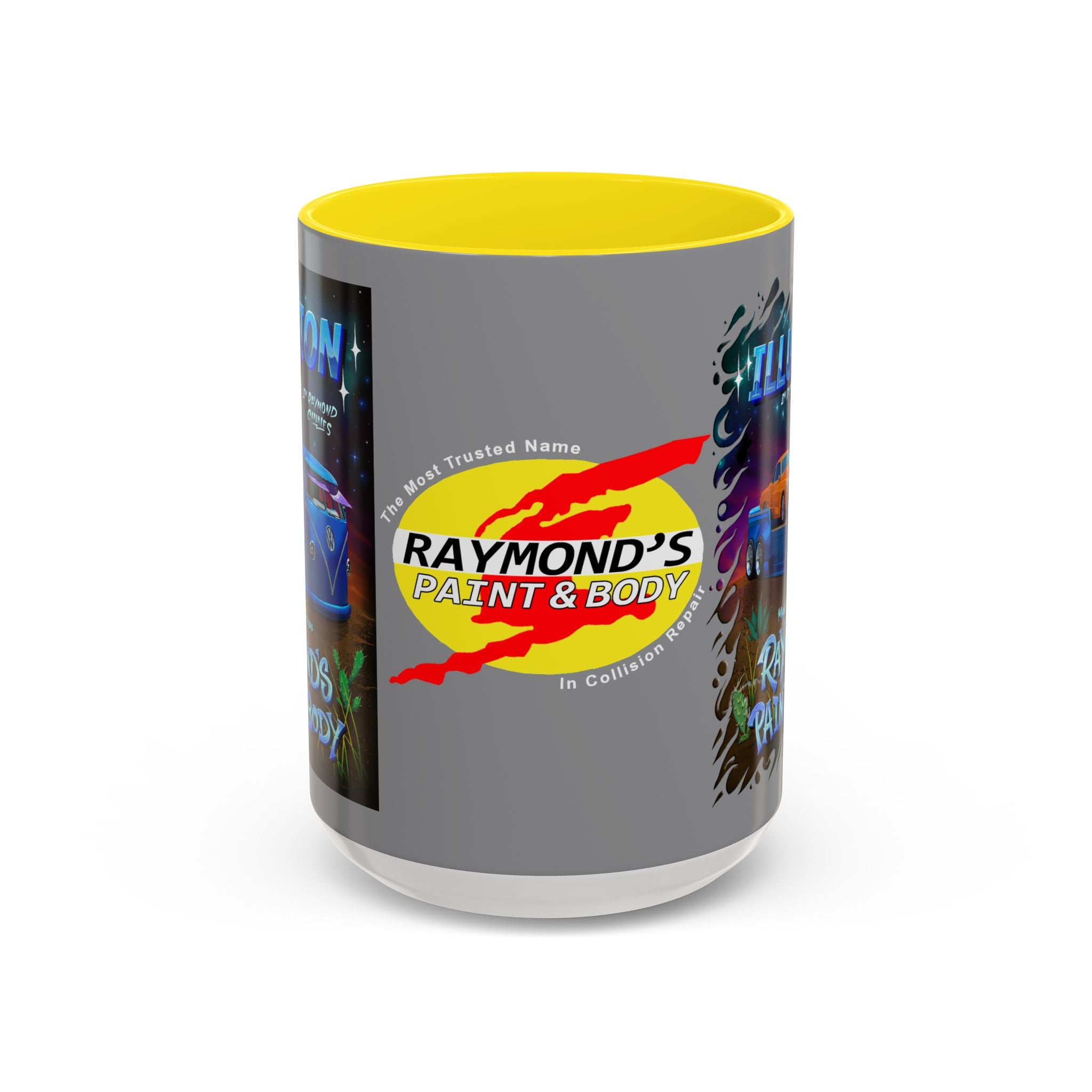 Raymond's Paint & Body Logo / Accent Coffee Mug 11/15oz