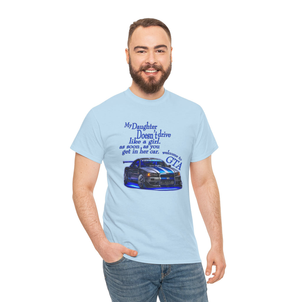 Daughter Doesn't Drive Like A Girl Blue