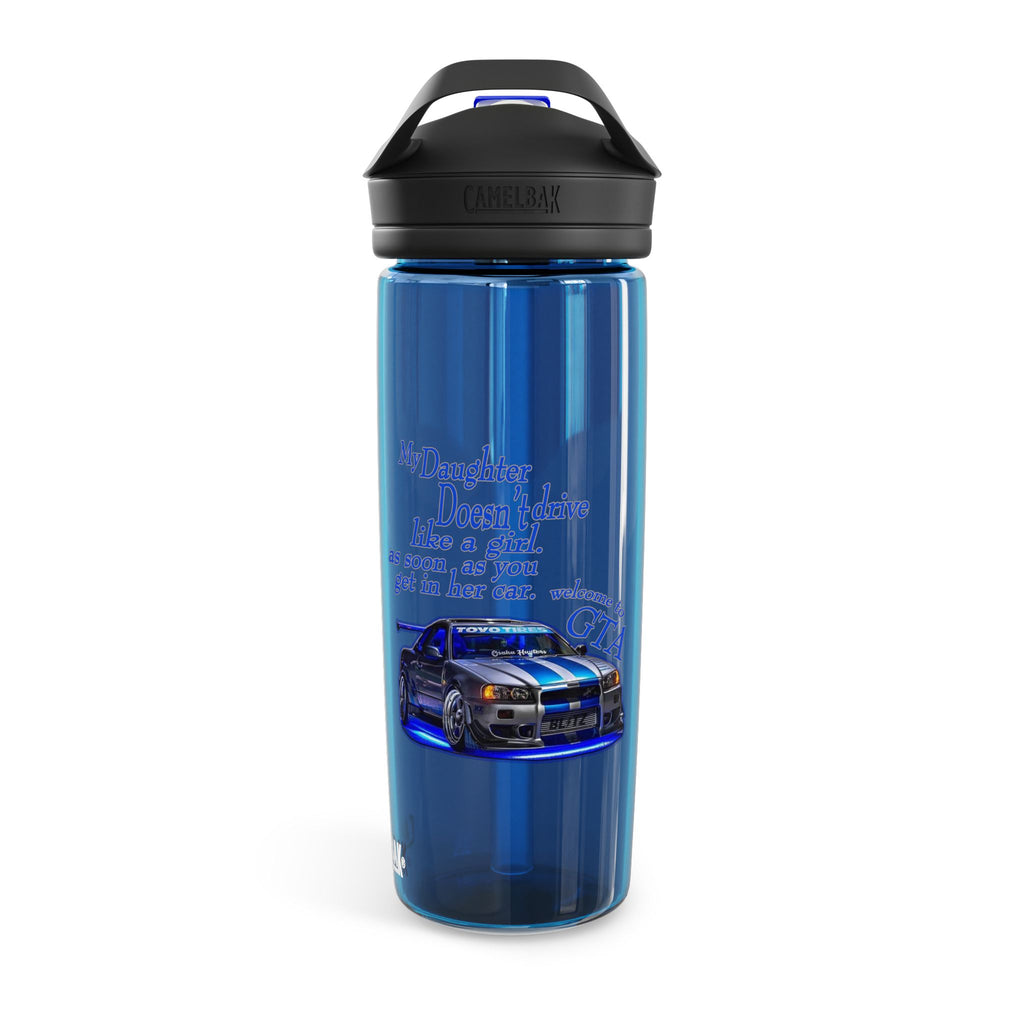 Daughter Doesn't Drive Like A Girl Blue / CamelBak Water Bottle 20/25oz