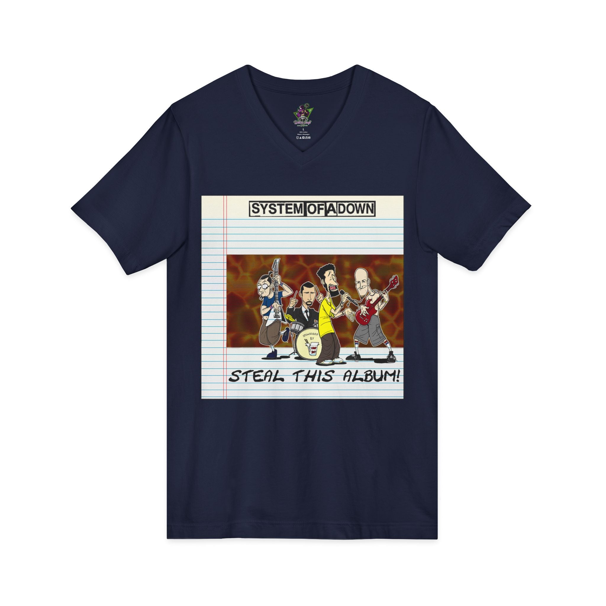 SOAD Steal This Album F&B / V Neck Tee