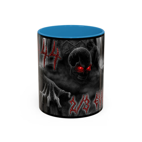2/3 Evil Demon / Accent Coffee Mug 11/15oz