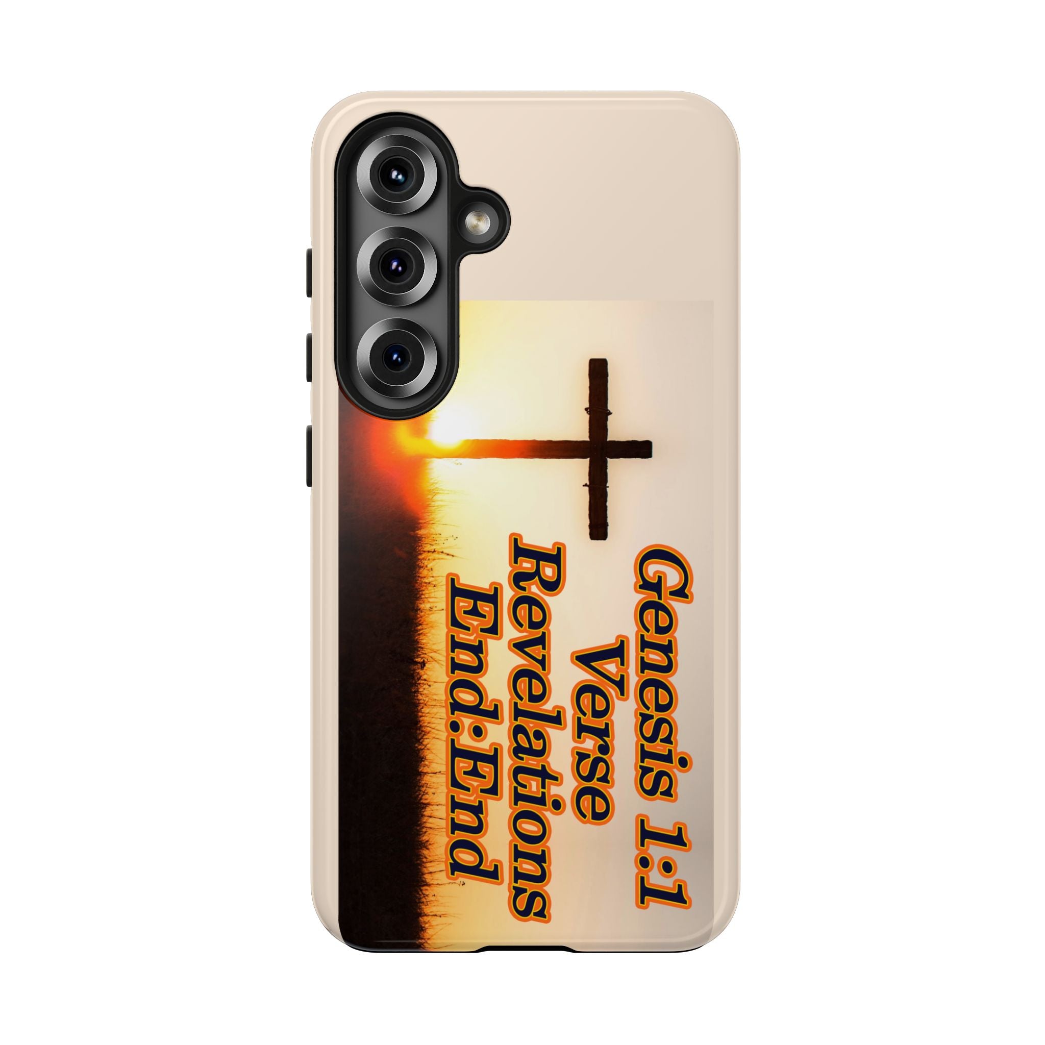 Genesis 1:1 Verse Revelations End:End / Tough Phone Case