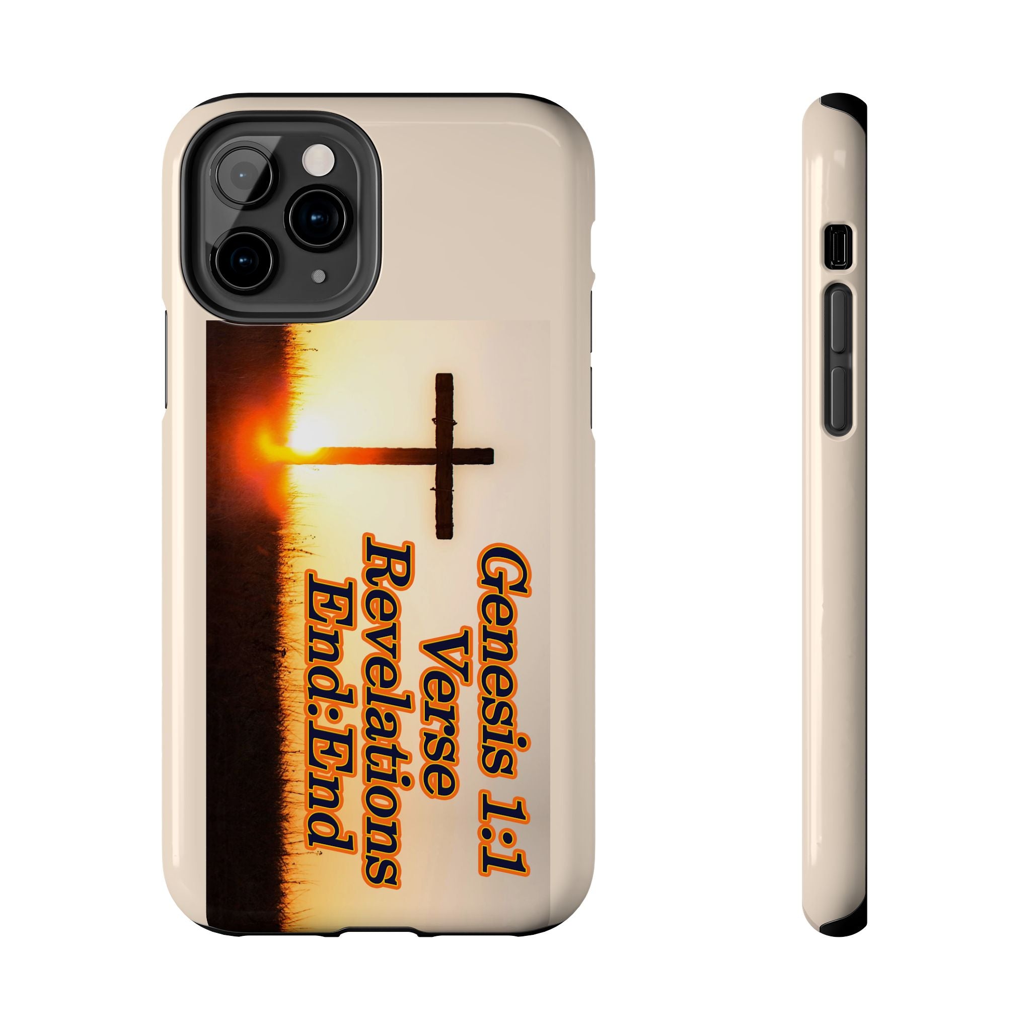 Genesis 1:1 Verse Revelations End:End / Tough Phone Case