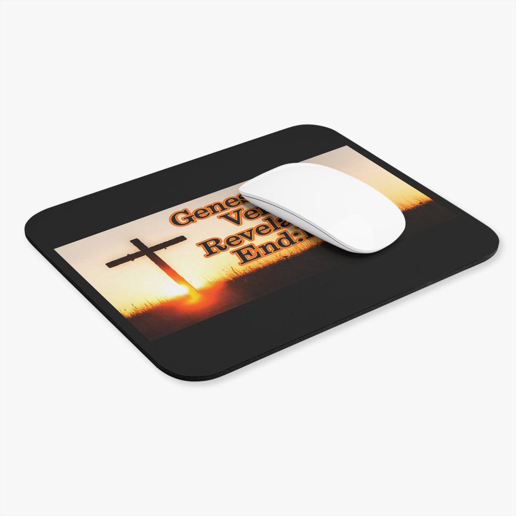 Genesis 1:1 / Revelations End:End / Gaming Mouse Pad